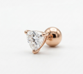 5MM Moissanite Trillion Studs (Pair)