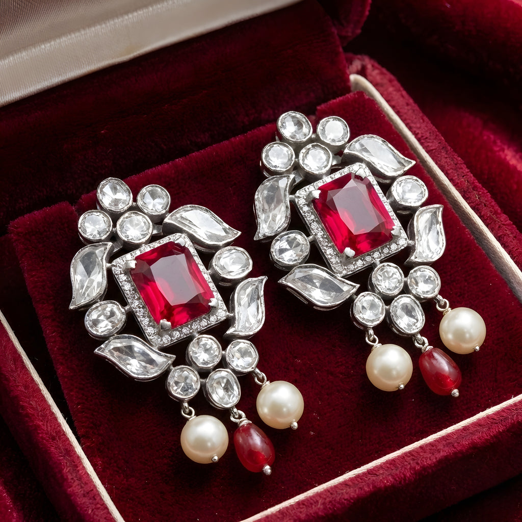 Ruby Polki Earrings