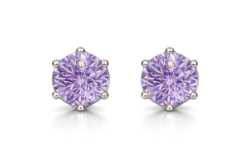 Lavender Studs Women (Only available at Madhavya Jewels)