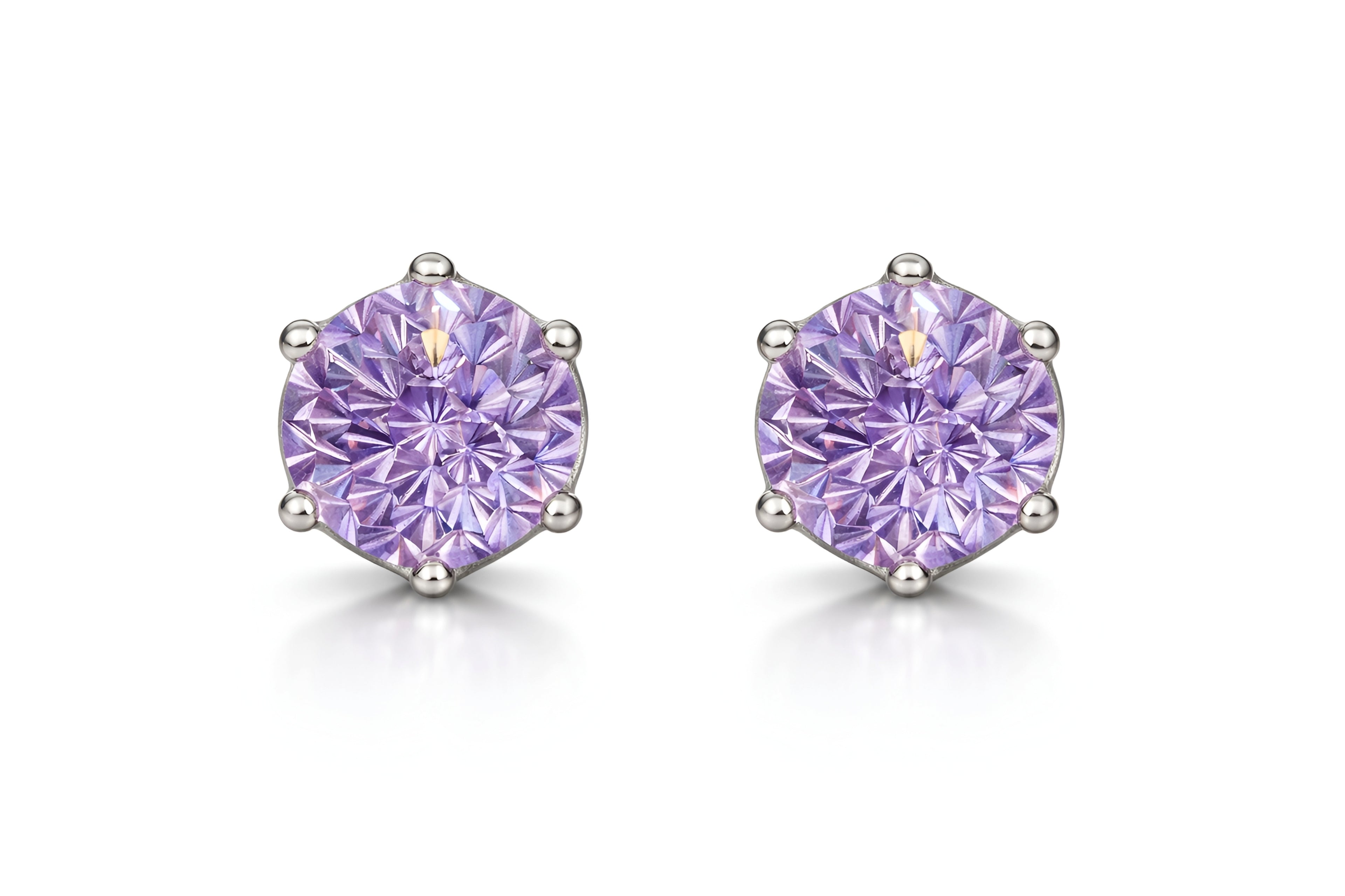 Lavender Studs Women (Only available at Madhavya Jewels)