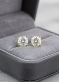 Karan Aujla inspired Moissanite Cushion cut studs (With Certificate) 7.5mm