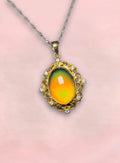 Color Changing Stone Pendant With Chain (Only available at Madhavya Jewels)