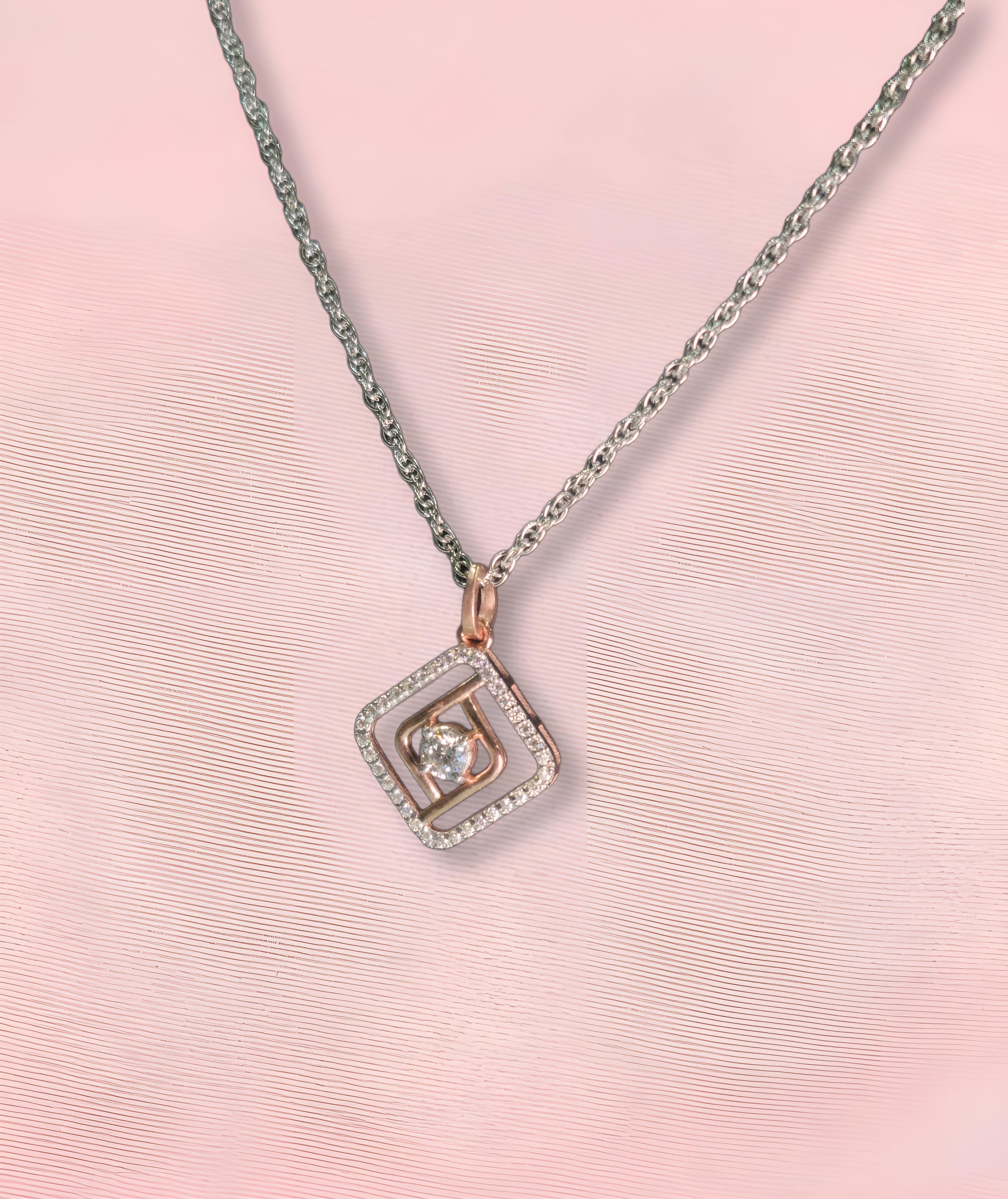 Cz Pendant Set