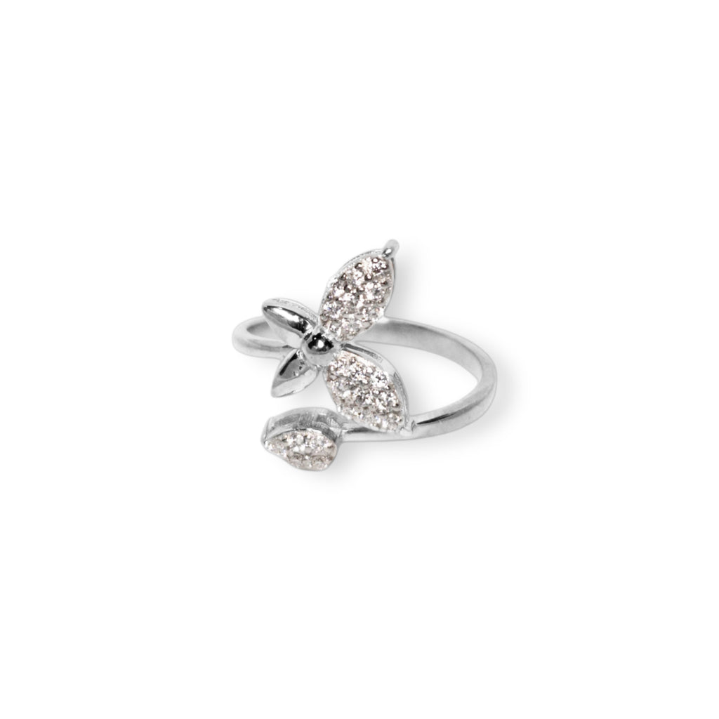 Butterfly Moissanite Ring