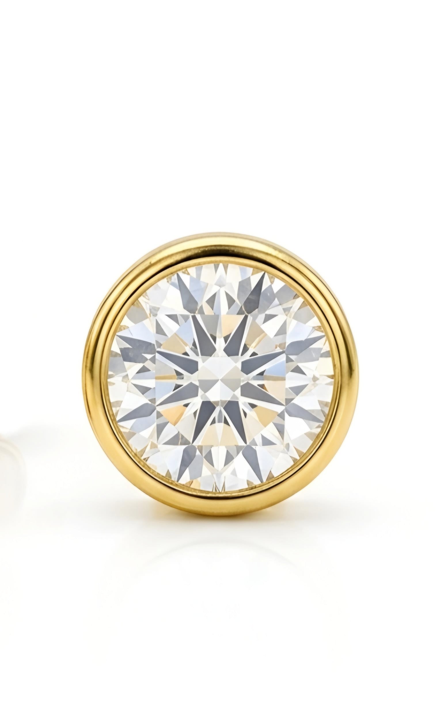 7mm Moissanite Stud Pair (With Certificate)