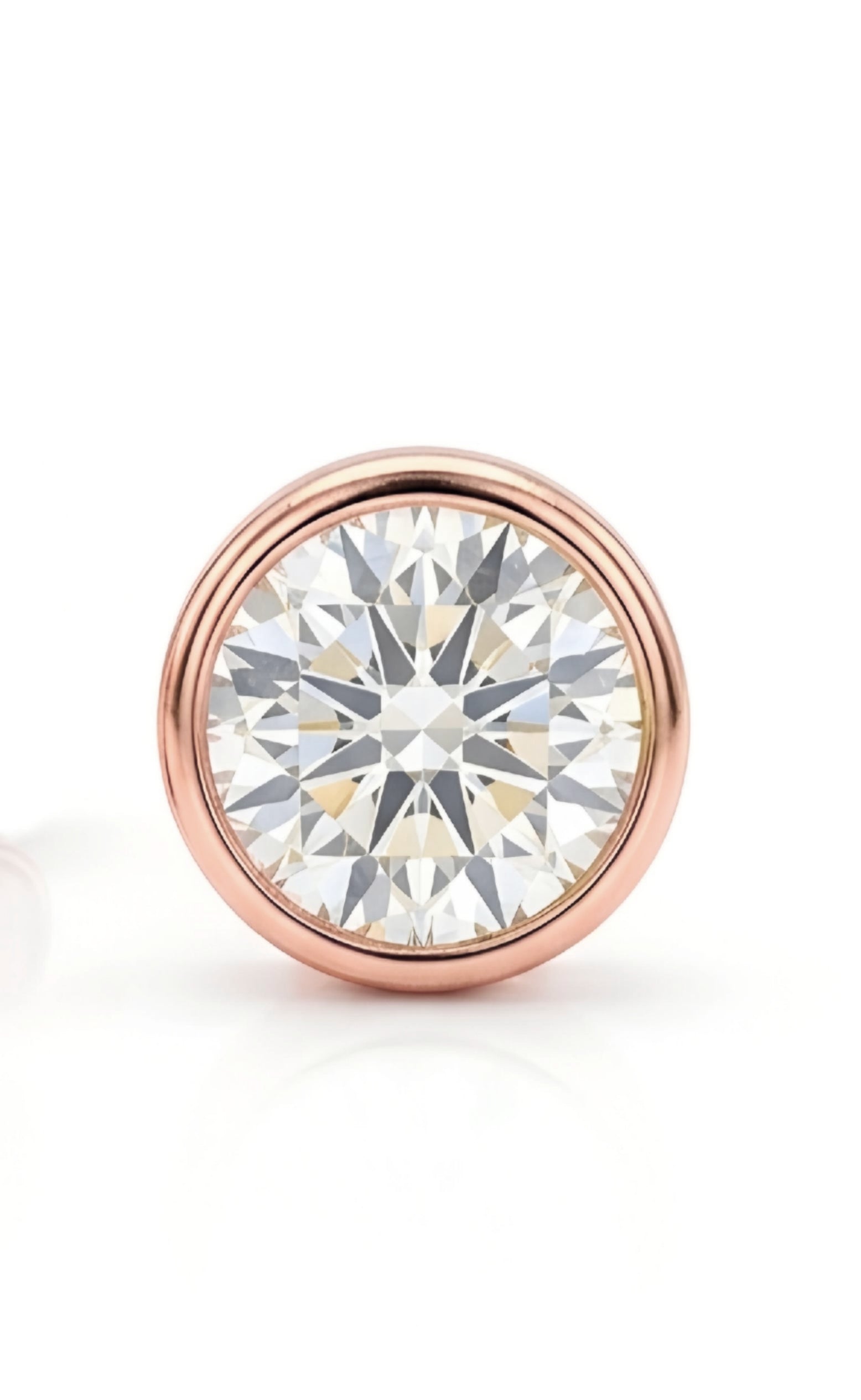 7mm Moissanite Stud Pair (With Certificate)