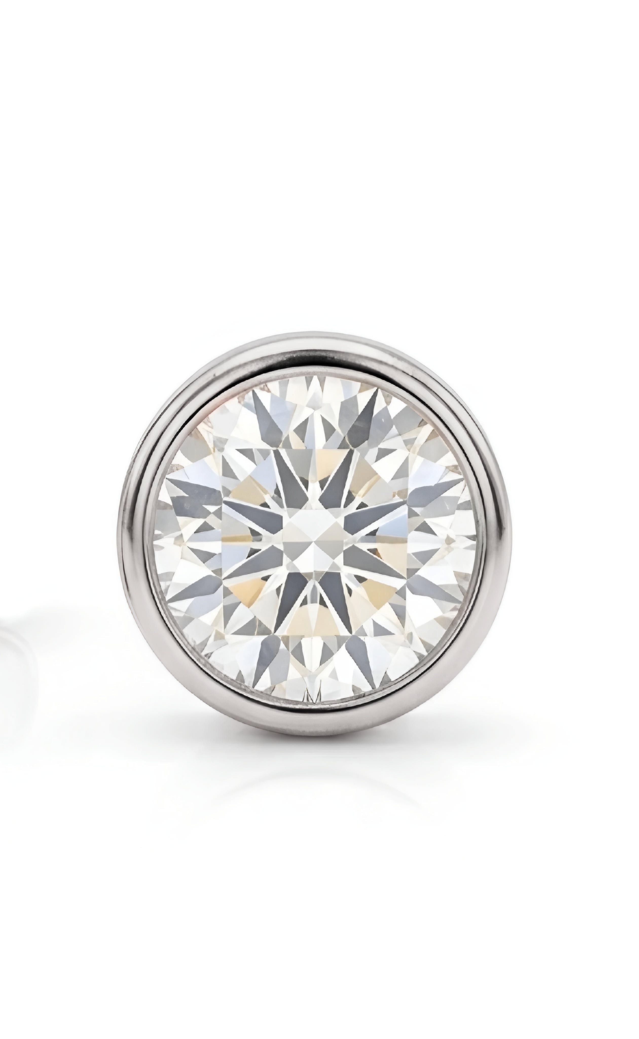 7mm Moissanite Stud Pair (With Certificate)