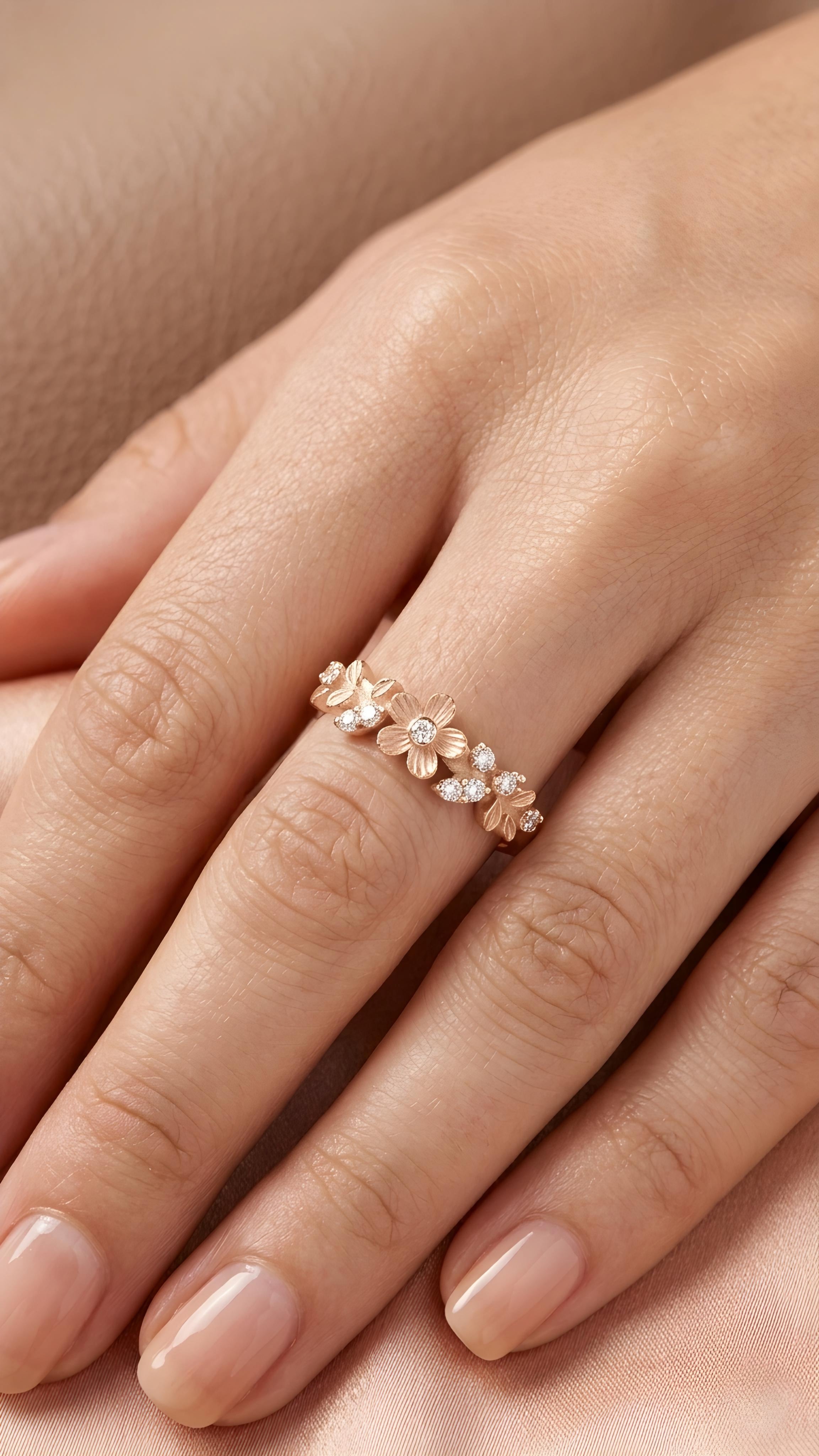 Moissanite Ring